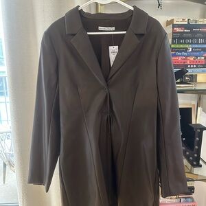 Abercrombie & Fitch Dark Brown Blazer Dress